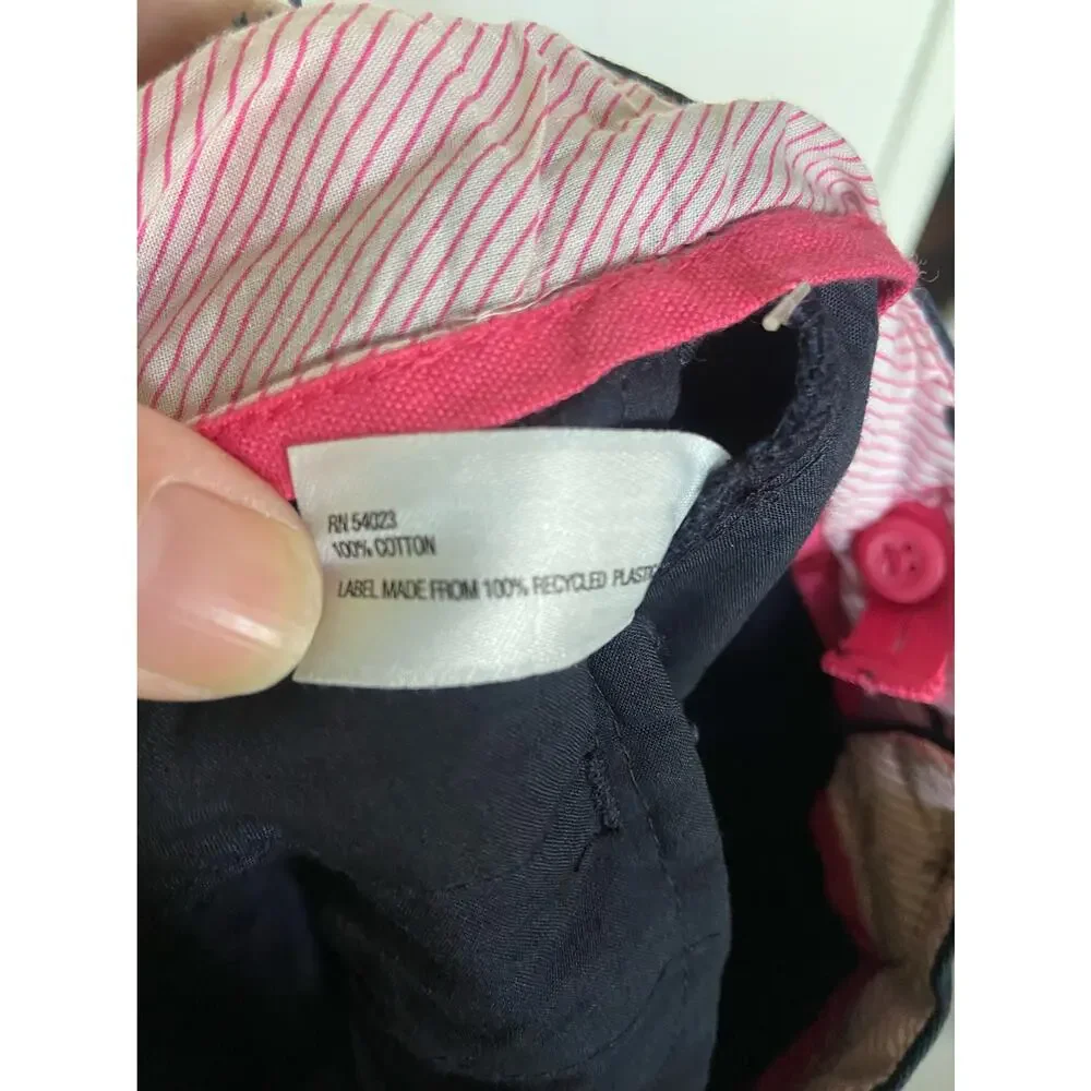 Gap Girls Shorts Size 14 Navy Blue Cuffed Uniform Style Longer‎ Length NEW